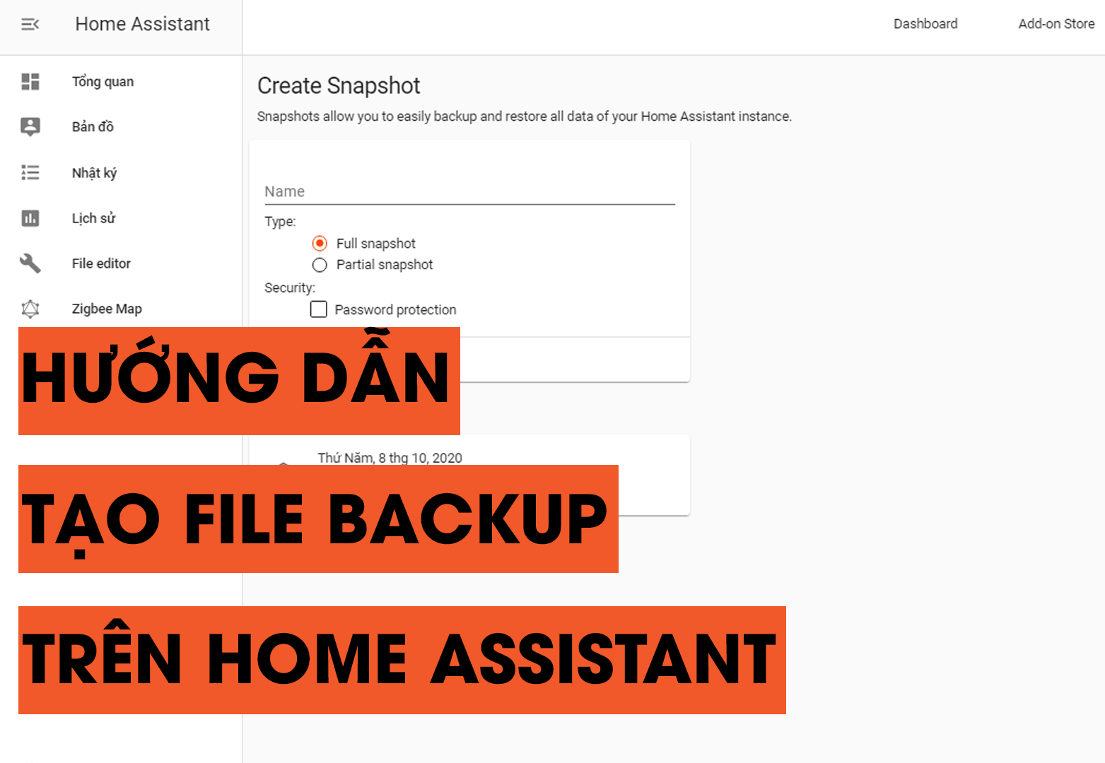 Hướng dẫn sao lưu (backup) dữ liệu bộ trung tâm JAVIS HC
