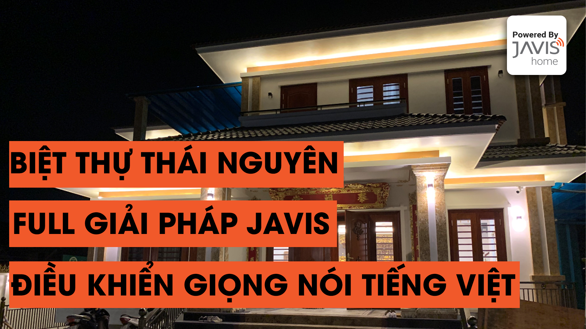 Một vài hình ảnh biệt thự 300m2 full giải pháp JAVIS tại thành phố Thái Nguyên.